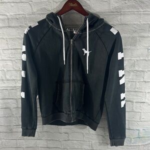 Victoria's Secret Gray Zip-Up Hoodie